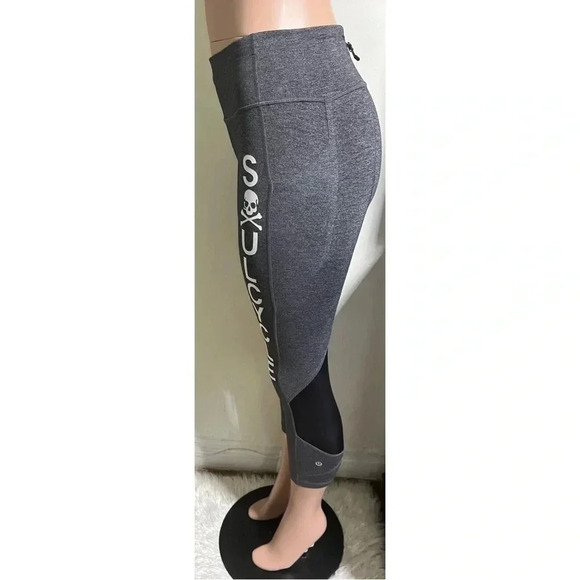 LULULEMON ATHLETICA Soulcycle Women’s Gray Leggings - Picture 3 of 15
